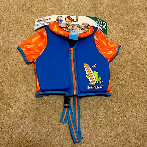 SwimSchool Deluxe Swim Trainer Vest, 2-4 Years - Picture 1 of 8